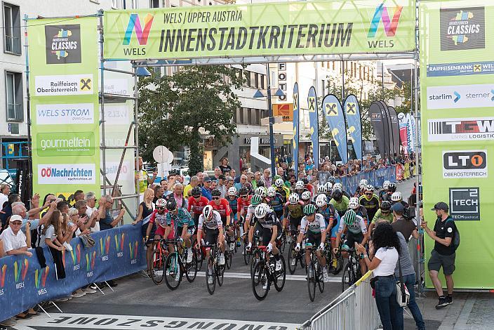 Start Innenstadtkriterim Wels, Radsport, Kriterium