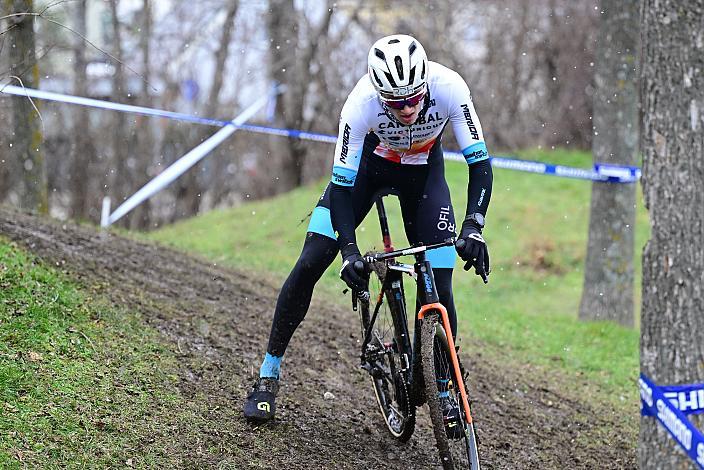 Juniorenmeister Valentin Hofer (AUT, Cannibal B Victorious)  Rad Cyclo Cross, ÖSTM/ÖM Querfeldein, Ciclo Cross, Cycling Austria, Maria Enzersdorf, NÖ