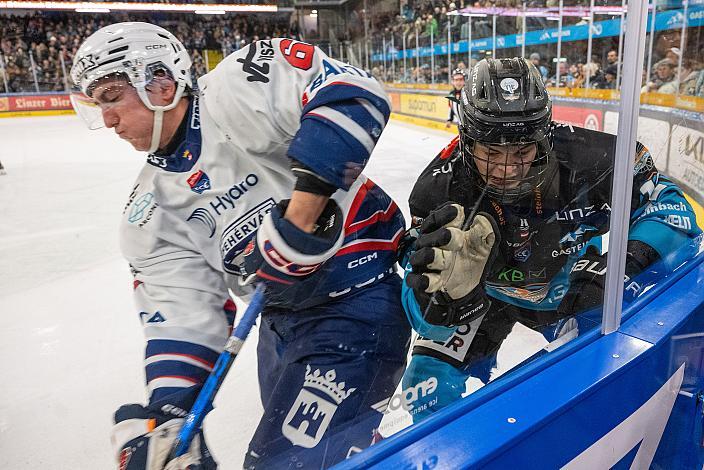 Jonathan Oschgan (Steinbach Black Wings Linz) 34. Runde ICE, Steinbach Black Wings Linz vs Hydro Fehervar AV 19, Linz AG Eisarena 