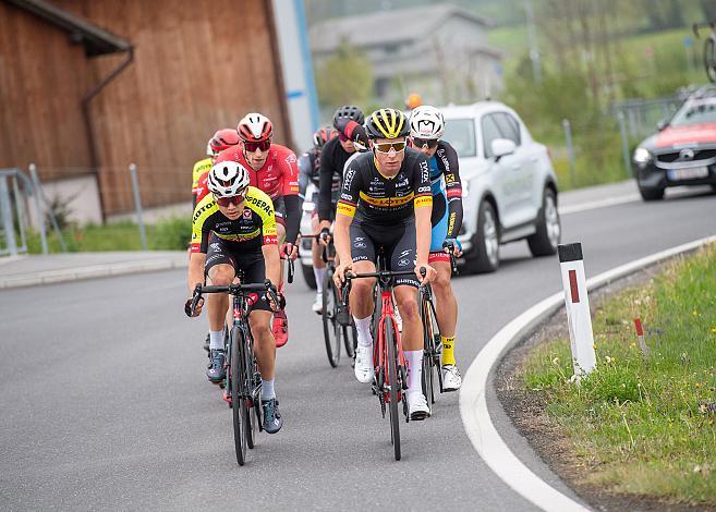 Markus Wildauer (AUT, Team Vorarlberg), Kim Alexander Heiduk (GER, Team Lotto Kern Haus)  Herren Elite, U23, Radliga, GP Vorarlberg, Nenzing