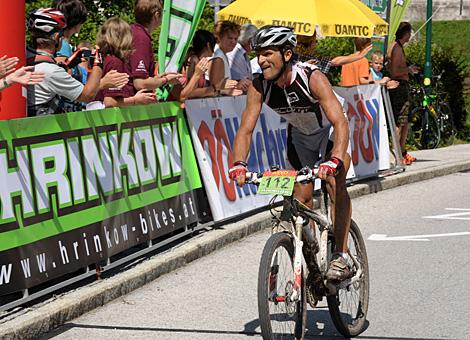 Der Sieger der Marathonstrecke Reinhard Woisetschlaeger, Team Saalbach Racing 