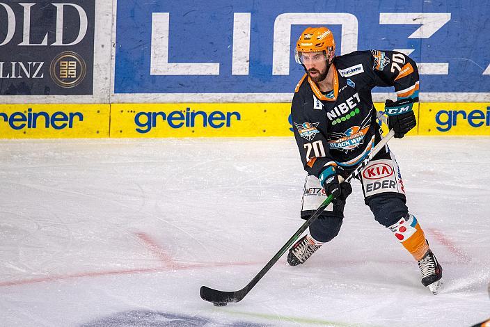 Will Pelletier (Steinbach Black Wings 1992) Black Wings Linz vs Spusu Vienna Capitals, Eishockey, Bet at Home ICE Hockey League