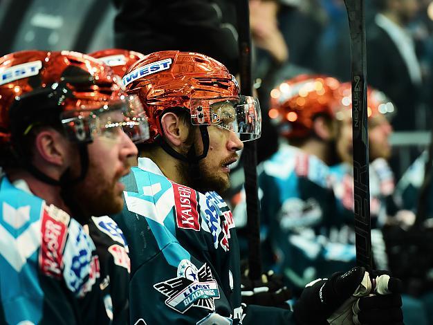 Philipp Lukas, Linz auf der Spielerbank, EC Red Bull Salzburg vs EHC Liwest Black Wings Linz, Halbfinale, Semifinale, Play-Offs 