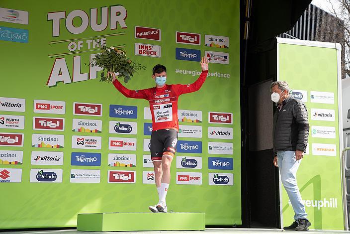 Felix Engelhardt (GER, Tirol KTM Cycling Team) im Sprinttrikot, 44th Tour of the Alps, 1. Etappe Brixen - Innsbruck 140,6km, UCI Pro Series