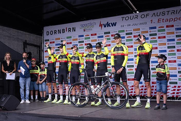 Team Vorarlberg 72. Tour of Austria, Präsentation der Teams, Dornbirn