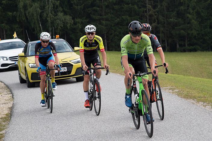 Matthias Mangertseder (GER, Team Felbermayr Simplon Wels), Nikolas Riegler (AUT, Team Vorarlberg), Stefan Kolb (AUT, Hrinkow Advarics Cycleang Team), Paul Buschek (AUT, Tirol KTM Cycling Team) Mühlviertler Hügelwelt Classic, Strassenrennen Königswiesen, Radsport