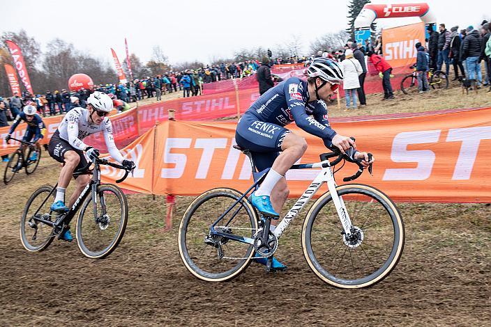 Nr.4 David Van der Poel (NED, Alpecin - Fenix), Jens Adams (BEL),  UCI Cyclocross World Cup, Tabor CZ 