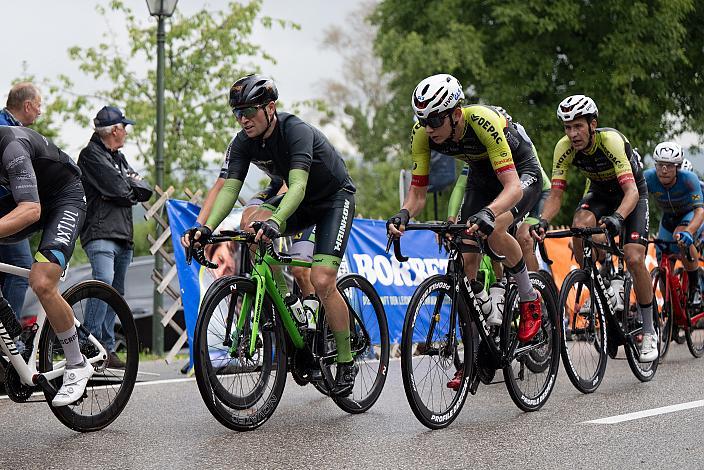 Timon Loderer (GER, Hrinkow Advarics), Dominik Amann (AUT, Team Vorarlberg)  Radsport, Herren Radliga, Ranshofen, 23. Braunauer Radsporttage