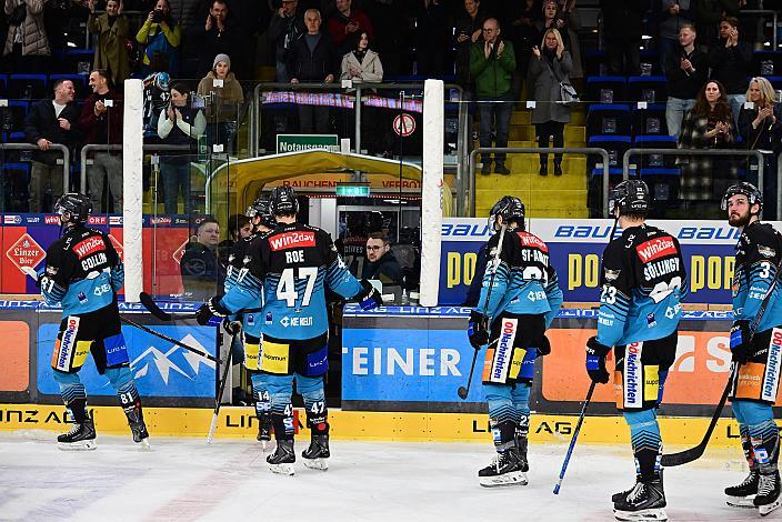 Saisonende in Linz, Spiel 2 Pre-Playoffs,  ICE, Steinbach Black Wings Linz vs EC iDM Wärmepumpen VSV, Linz AG Eisarena 