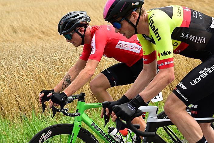 Im Führungstrikot Jaka Primozic (SLO, Hrinkow Advarics), Lukas Meiler (GER, Team Vorarlberg)  52. Erlauftaler Radsporttage Herren, Road Cycling League Austria