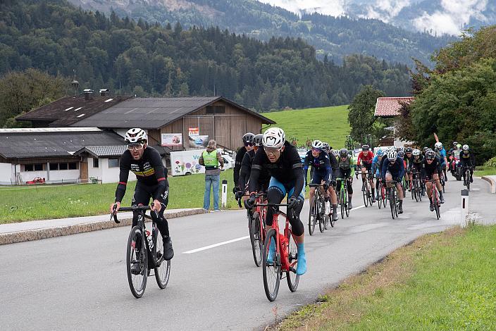 Alexis Guerin (FRA, Team Vorarlberg), Daniel Turek (CZE, Team Felbermayr Simplon Wels)  Radsport, Herren Radliga, Kufstein, Tirol, Radliga Finale 2022 