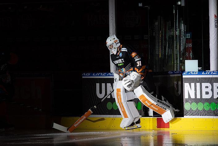 Tormann Jared Coreau (Steinbach Black Wings Linz) Steinbach Black Wings Linz vs Tesla Orli Znojmo, bet-at-home ICE Hockey League