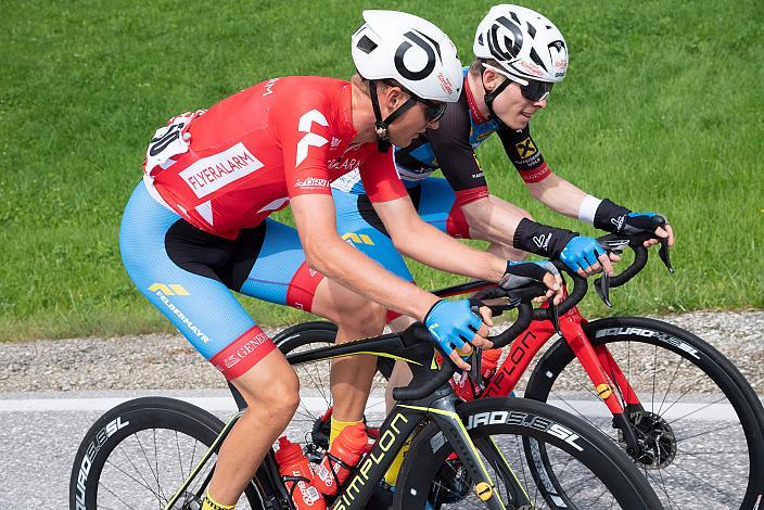 Radliga Gesamsieger Moran Vermeulen (AUT, Team Felbermayr Simplon Wels) im Flyeralarm Trikot, Daniel Lehner (AUT, Team Felbermayr Simplon Wels) Mühlviertler Hügelwelt Classic, Strassenrennen Königswiesen, Radsport