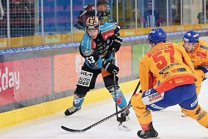 Ken Ograjensek (Steinbach Black Wings Linz)  Win2Day ICE Hockey League,  Steinbach Black Wings Linz vs Migross Supermercati Asiago Hockey,  Linz AG Eisarena 