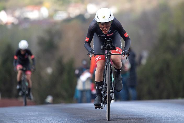 Siegerin Anna Kiesenhofer Damen Elite, U23, Radliga, Einzelzeitfahren Stephanshart, Niederösterreich