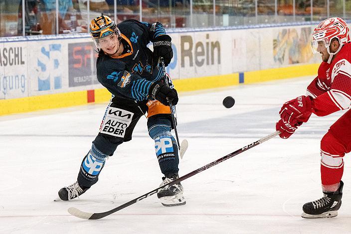 Lorenz Lindner (Steinbach Black Wings Linz) Testspiel Steinbach Black Wings Linz vs EC Bad Nauheim, Linz AG Eisarena, pre season 