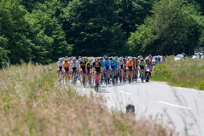 Team Lotto Kern Haus, GER  an der Spitze der Gruppe, 1. Etappe Wels - Maria Schmolln, Int. Raiffeisen Oberösterreich Rundfahrt UCI Kat. 2.2