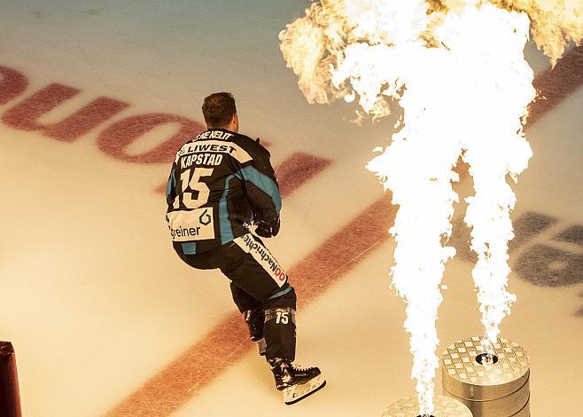 Kevin Kapstad (EHC Liwest Black Wings Linz) EHC Liwest Black Wings Linz vs Fehervar AV 19