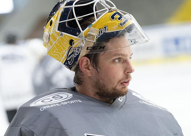 Tormann Luca Gracnar (Black Wings Linz) Black Wings Linz,  Eishockey