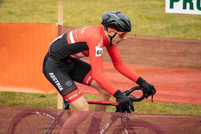 David Preyler (AUT, Team Österreich) Junioren, UCI Cyclocross World Cup, Tabor CZ 