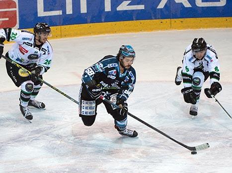 Sebastien Piche, Linz , EHC Liwest Black Wings Linz vs HDD Telemach Olympija Ljubljana