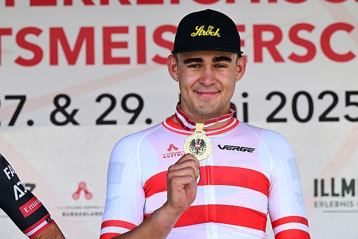 Staatsmeister 2025 Tim Wafler (AUT, Tirol Cycling Team),  ÖM Staatsmeisterschaft, Strassenrennen,, Illmitz, Burgenland