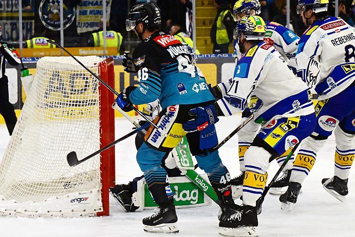 Torschütze zum 1 zu 0 Niklas Würschl (Steinbach Black Wings), 36. Runde ICE, Steinbach Black Wings Linz vs EC iDM Wärmepumpen VSV), Linz AG Eisarena 