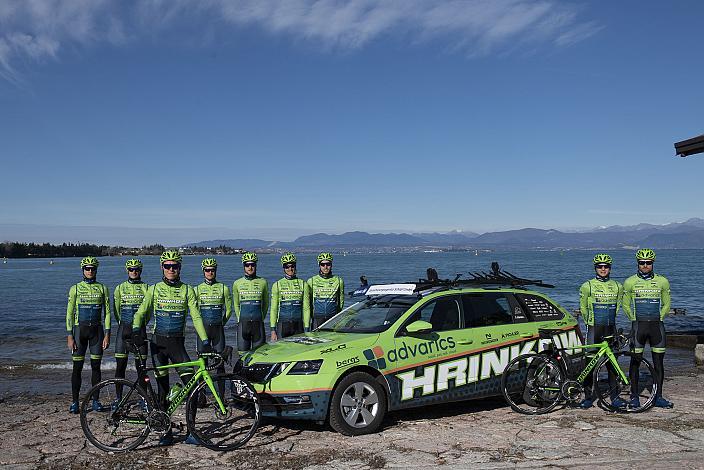 Team Hrinkow Advarics Cycleang, Andreas Hofer, Timon Loderer, Stefan Brandlmeier, Jan Koller, Jonas Rapp, Michael Konczer, Hannes Brandecker, Christopher Hatz, Daniel Eichinger 