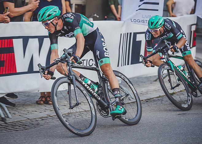 Patrick Konrad (AUT, Bora - Hansgrohe), Felix Grossschartner (AUT, Bora - Hansgrohe) 20. Welser Innenstadt Kriterium