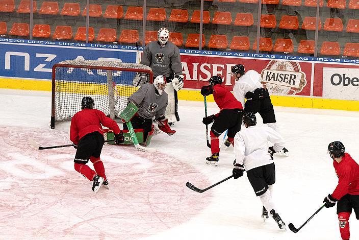 Teamtraining  Eishockey Nationalteam, Trainingscamp Linz, Oberösterreich 