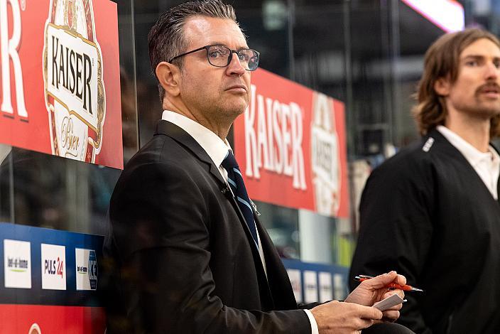 Head Coach Mark Szücs (Steinbach Black Wings Linz) Steinbach Black Wings Linz vs HC Pustertal Wölfe, bet-at-home ICE Hockey League