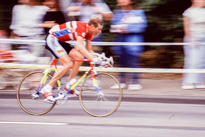 v.l. Kim Andersen (DEN) Herren Profi Rennen, Strasse WM Stuttgart, 1991