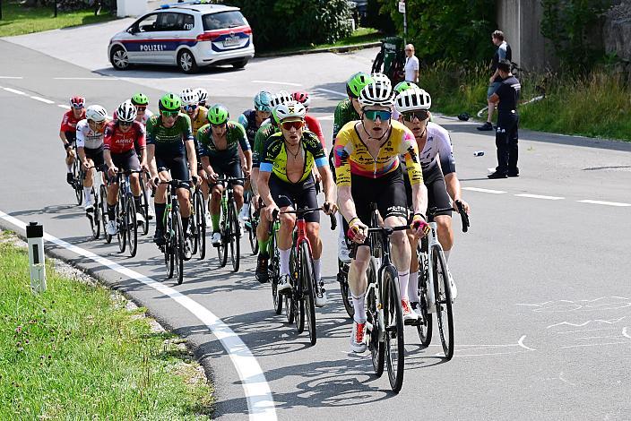 Colin Chris Stüssi (SUI, Team Vorarlberg) führt das Feld an, Herren Elite, U23, Road Cycling League Austria, Gaisbergrennen Salzburg