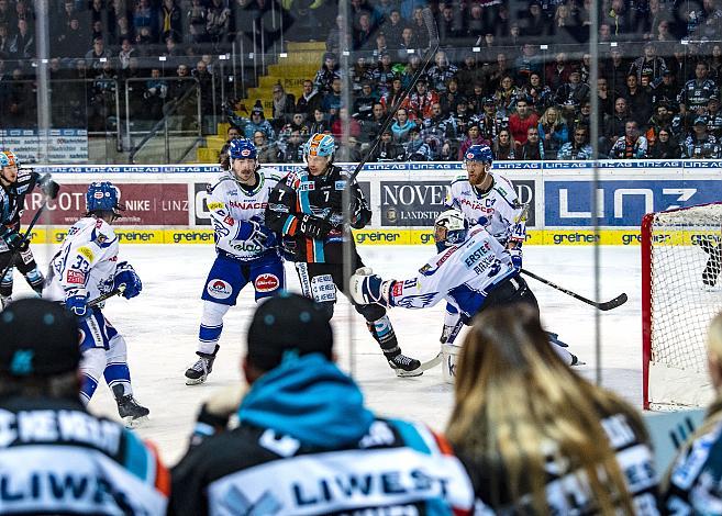 Brian Lebler (EHC Liwest Black Wings Linz),  Eishockey,  EHC Liwest Black Wings Linz vs EC VSV