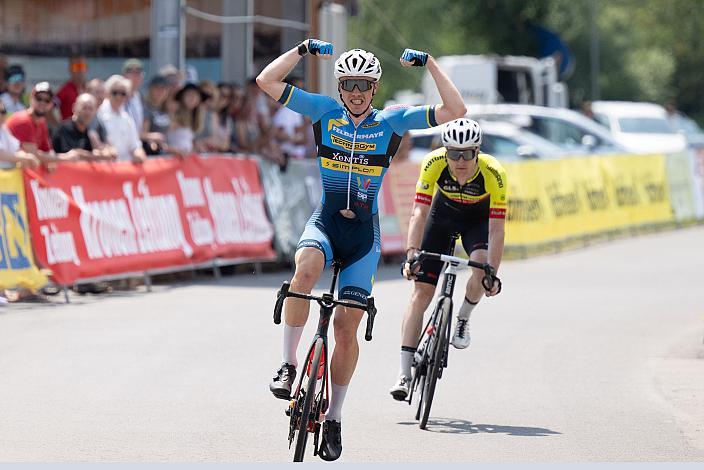 Tagessieger in Wieselburg Emanuel Zangerle (AUT, Team Felbermayr Simplon Wels), 2. Platz Colin Chris Stüssi (SUI, Team Vorarlberg) Herren Elite, U23, Radliga, 51. Int. Erlauftaler Radsporttage, Wieselburg, Oberösterreich