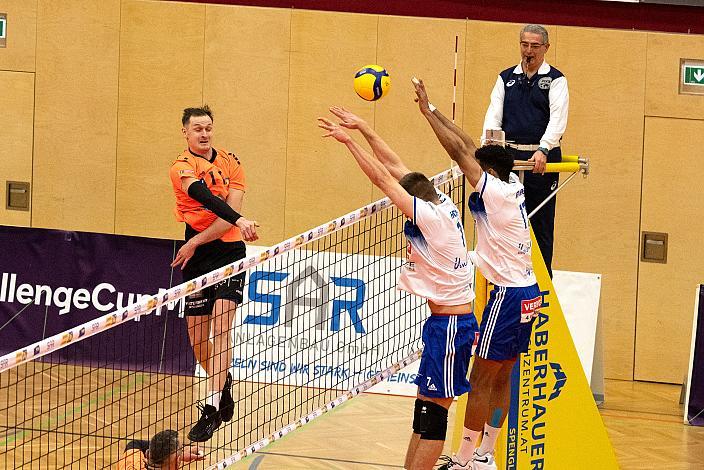 Patryk Napiorkowski (VCA Amstetten Niederösterreich) Volleyball CEV Challenge Cup VCA Amstetten NÖ vs Lausanne UC (Schweiz)