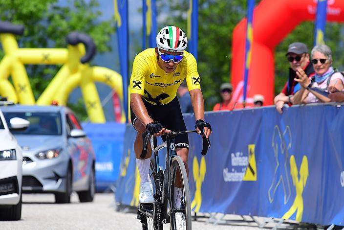 Im Gelben Trikot des Gesamtführenden Edgar David Cadena (MEX, Petrolike),  4. Etappe St.Florian /Asten - Hinterstoder/Höss 15. Int. Raiffeisen OÖ-Radrundfahrt UCI Kat. 2.2