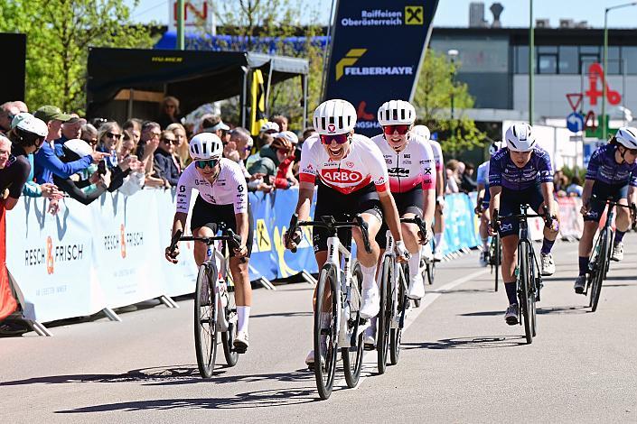 Siegerin und führende Road Cycling League Tabea Huys (AUT, Tirol Woman Cycling),  Damen Elite, U23, Road Cycling League Austria, 64. Raika Kirschbluetenrennen, Wels, Oberösterreich