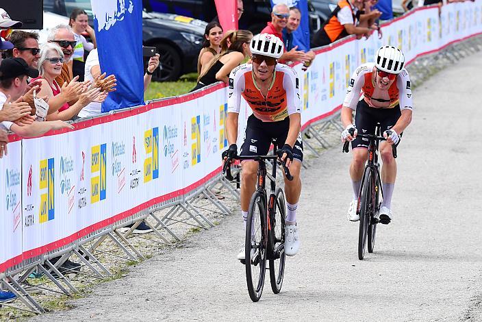 Sieger Österreich Marco Schrettl (AUT, Tirol KTM Cycling Team), vor Jakob Purtscheller AUT, Tirol KTM Cycling Team), Drei Länder Meisterschaft U23,  Austria