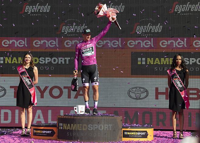 Pascal Ackermann (GER, Bora-Hansgrohe) im Trikot des Punktebesten, Verona Giro, Giro d Italia, Radsport, 102. Giro d Italia - 21. Etappe Zeitfahren 