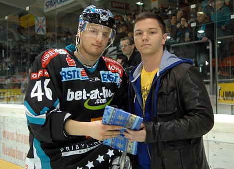 Spieler des Abends, #46 Christoph Ibounig, EHC Liwest Black Wings Linz.