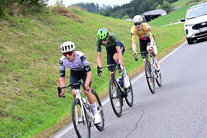 vbg. Jonas Holzknecht (AUT, Tirol KTM Cycling Team), Richard Riska (SVK, Hrinkow Advarics), Colin Chris Stüssi (SUI, Team Vorarlberg) RCLA Herren Elite, U23, Road Cycling League Austria, Königswiesen