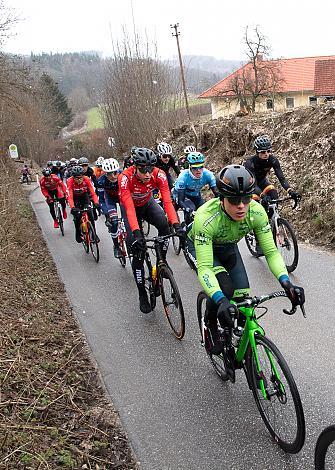 Marvin Hammerschmid (AUT, Hrinkow Advarics Cycleang Team), Vaclav Snuparek (CZE, Team Novo Nordisk) Herren Elite, U23, Radliga, 60. Radsaison-Eröffnungsrennen Leonding, Oberösterreich 