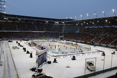 Freiluft Derby KAC - VSV Stadion Klagenfurt