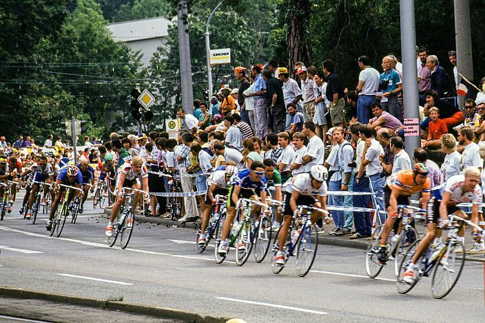 v.l. Herren Profi Rennen, Strasse WM Stuttgart, 1991