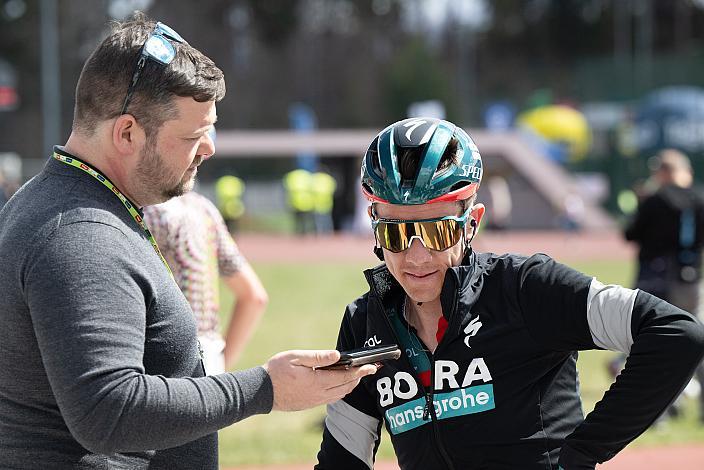 Peter Maurer (ÖRV-Presse), Patrick Konrad (AUT, Bora - Hansgrohe) 46. Tour of the Alps, 1. Etappe, Reith im Alpbachtal - Ritten 165.2km