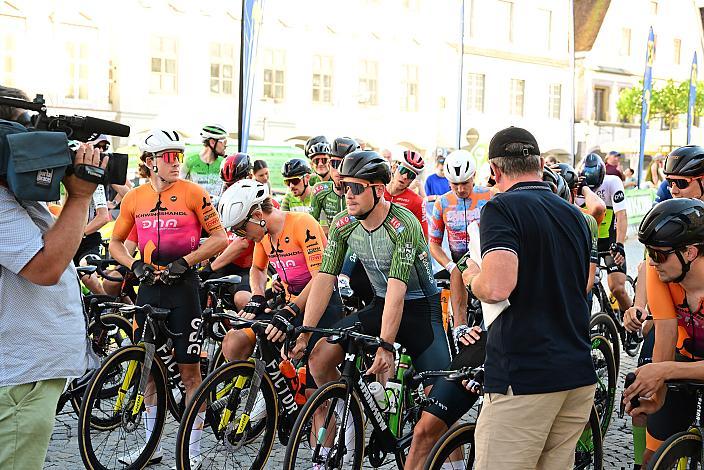 Am Start Loic Bettendorff (LUX, Hrinkow Advarics) gewinnt in Steyr, 27. Int. ASVÖ - HRINKOW City Kriterium Steyr, Herren Elite, ÖRV, Radsport, Mountainbike, ELITE Rennrad