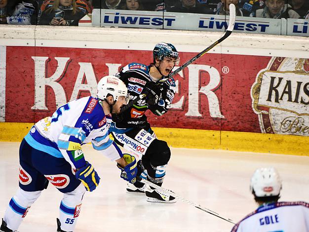 # 74 Daniel Oberkofler, Linz und # EC VSV, EHC Liwest Black Wings Linz vs EC VSV