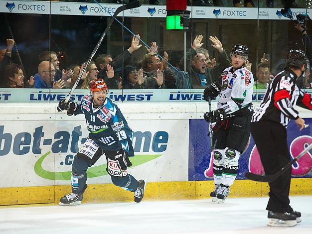 Andrew Jacob Kozek, Linz feiert, EHC Liwest Black Wings Linz vs HDD Telemach Olimpija Ljubljana