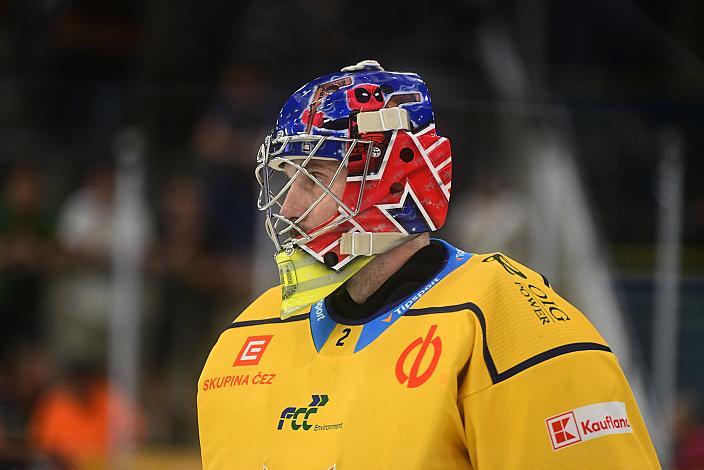 Tormann Jan Strmen (HC Motor Ceske Budejovice) Testspiel, Steinbach Black Wings Linz vs HC Motor Ceske Budejovice , Linz AG Eisarena 